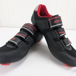 Gavin Road Bike Mens Shoes Size 44 10 Black & Red Metal Spikes Tool